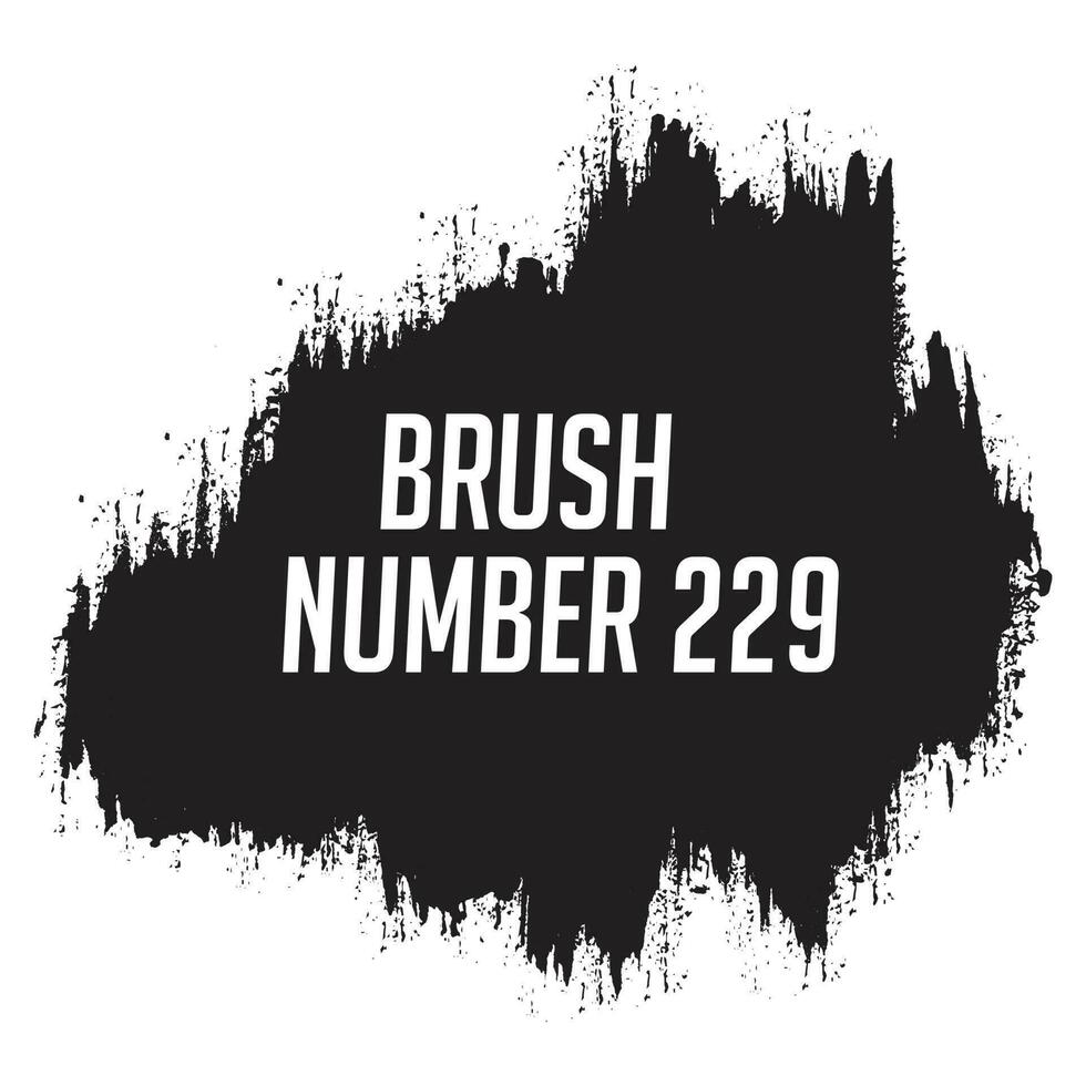 Best hand drawn grunge paint brush stripe vector