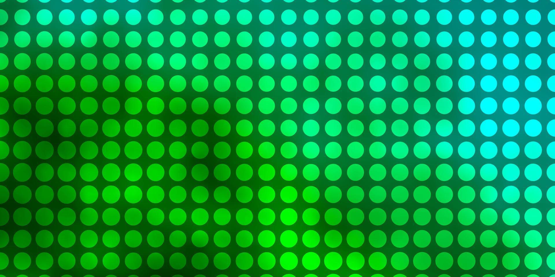 Light Green vector template with circles.