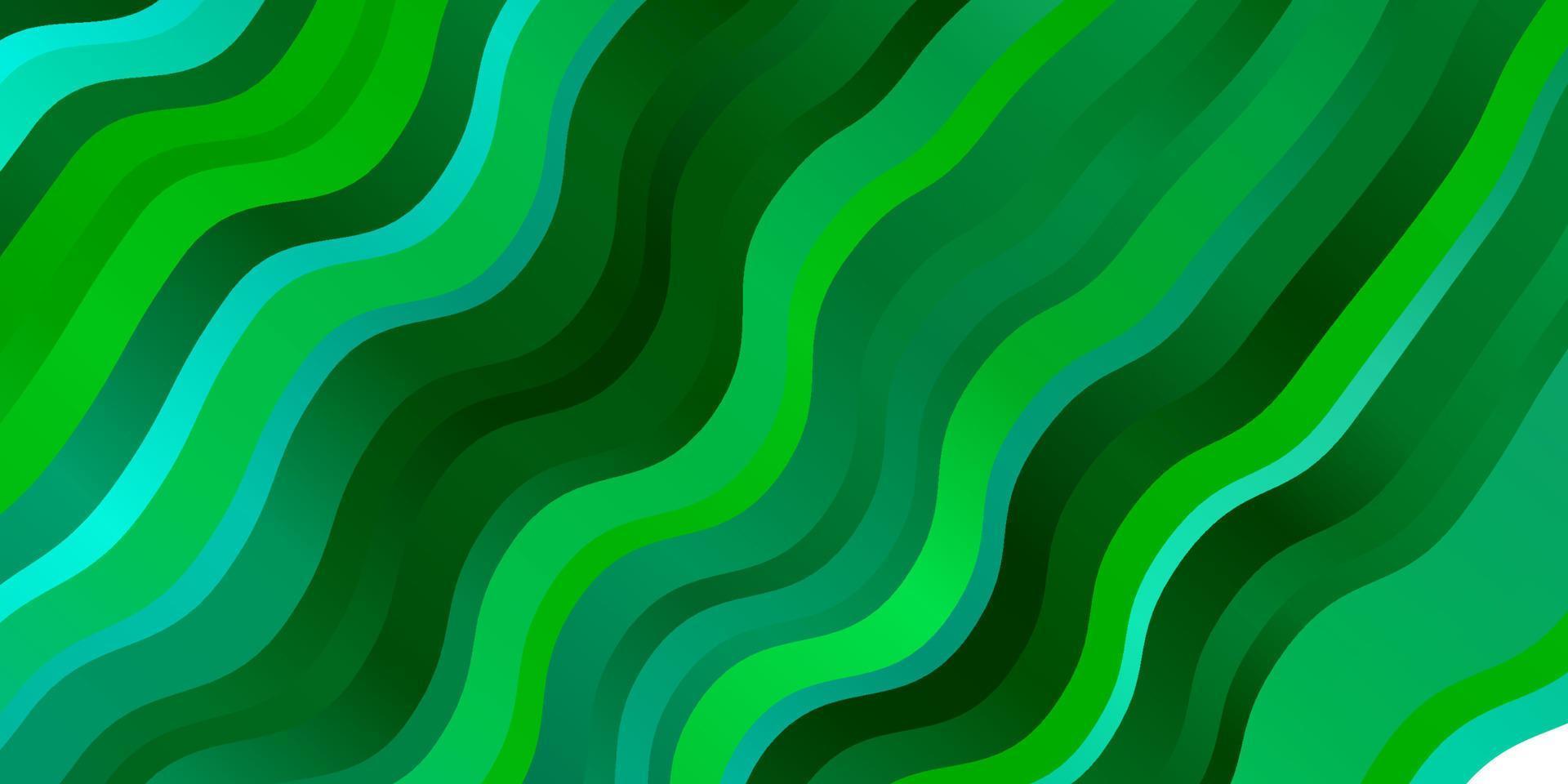 Light Green vector pattern with wry lines.