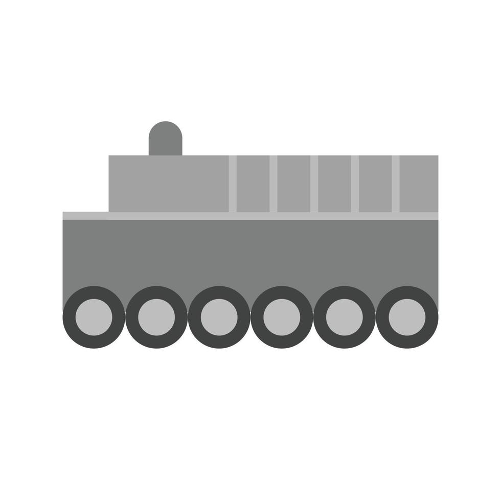 tren de juguete ii icono plano en escala de grises vector