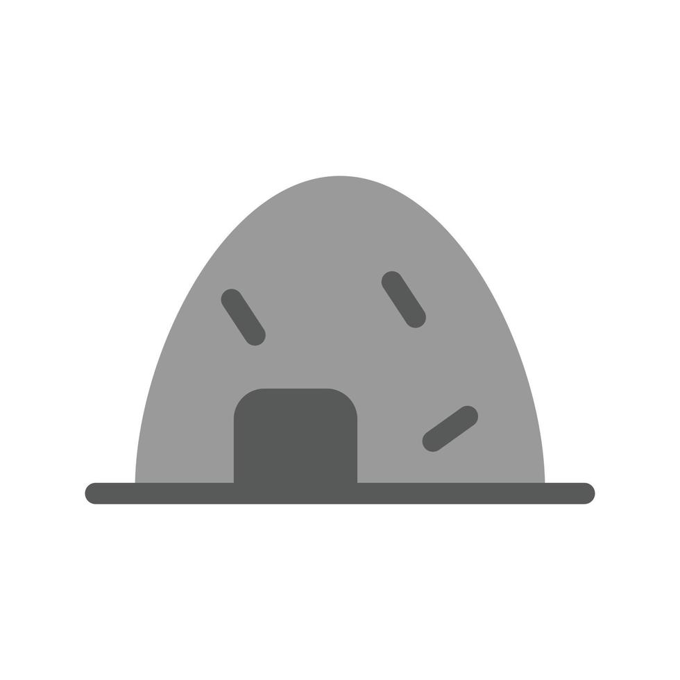 Hay Flat Greyscale Icon vector