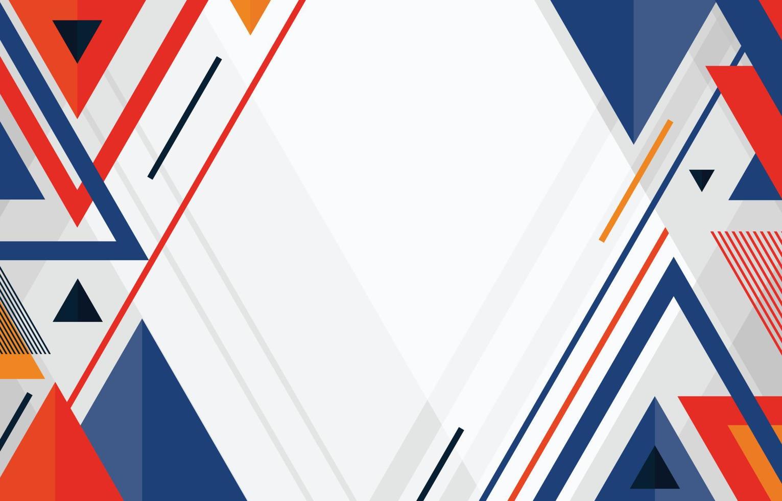 fondo colorido triangular abstracto moderno vector