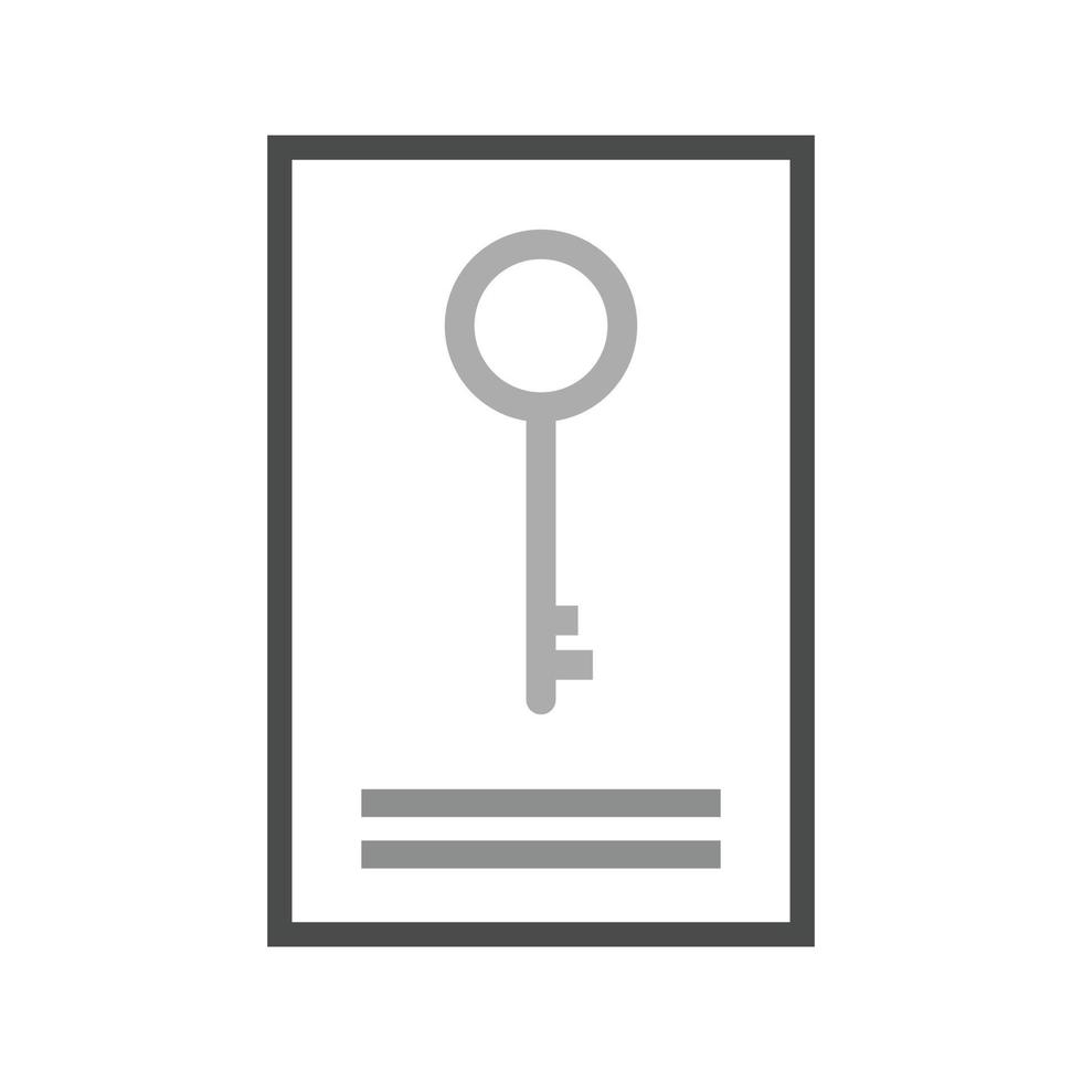 Keywording Flat Greyscale Icon vector