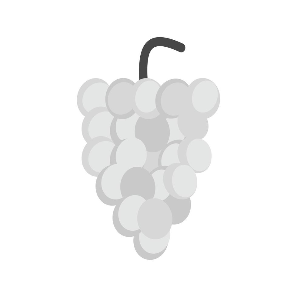 Grapes Flat Greyscale Icon vector