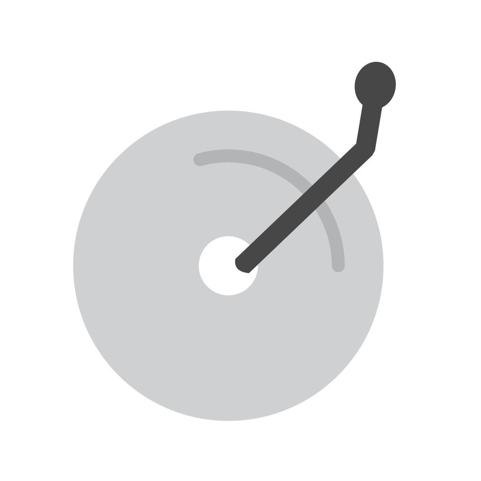 Disc Player Flat Greyscale Icon vector