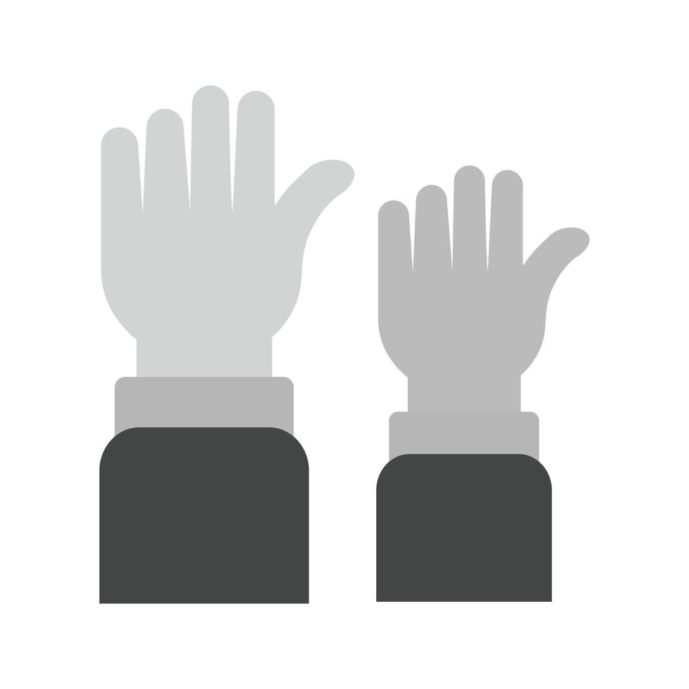 Voters Flat Greyscale Icon vector