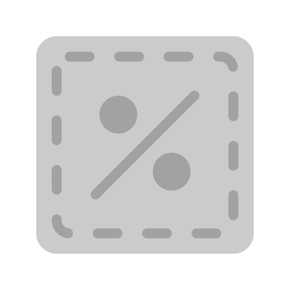 Discount II Flat Greyscale Icon vector