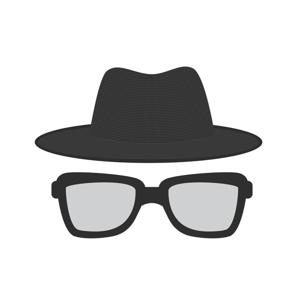 estilo hipster i icono plano en escala de grises vector