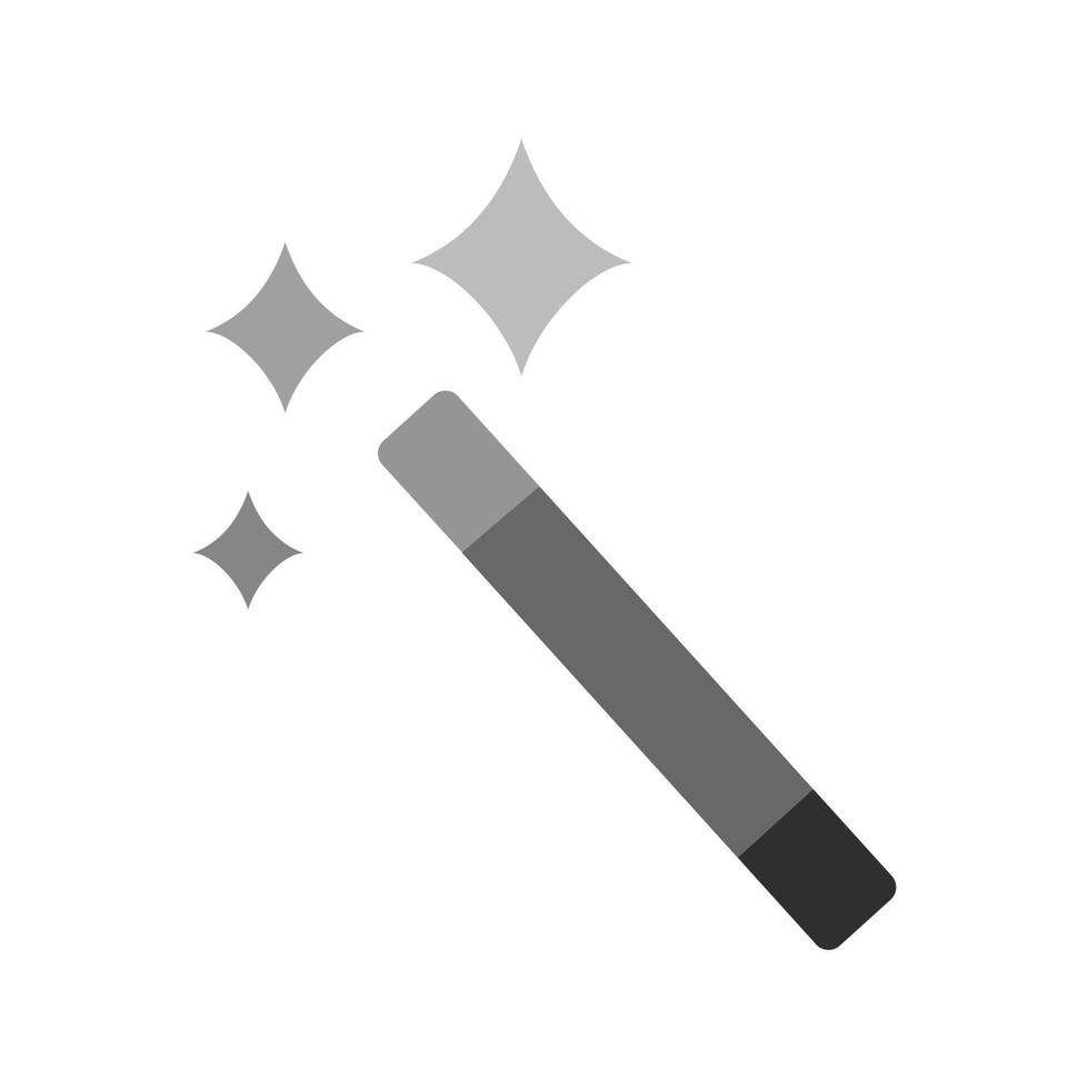 Magic Flat Greyscale Icon vector