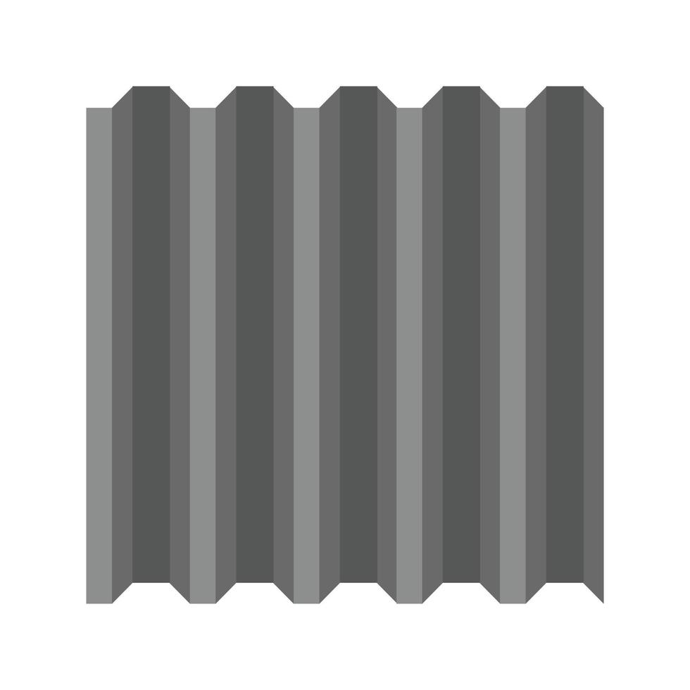 Metal Sheet Flat Greyscale Icon vector