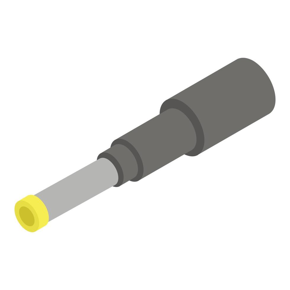 Audio wire adapter icon, isometric style vector
