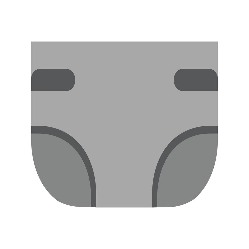 Diaper I Flat Greyscale Icon vector