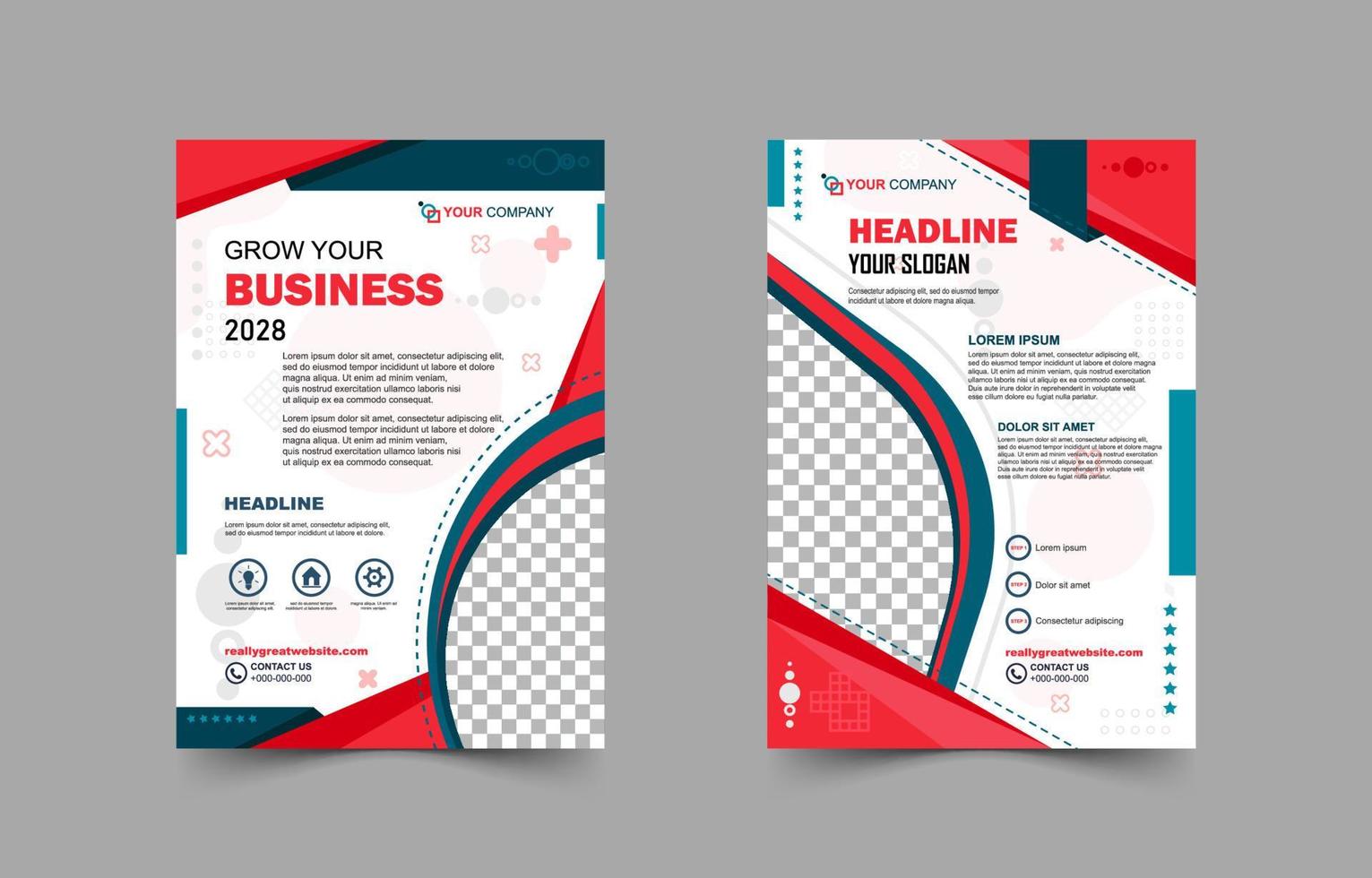 Business Flyer Concept vector