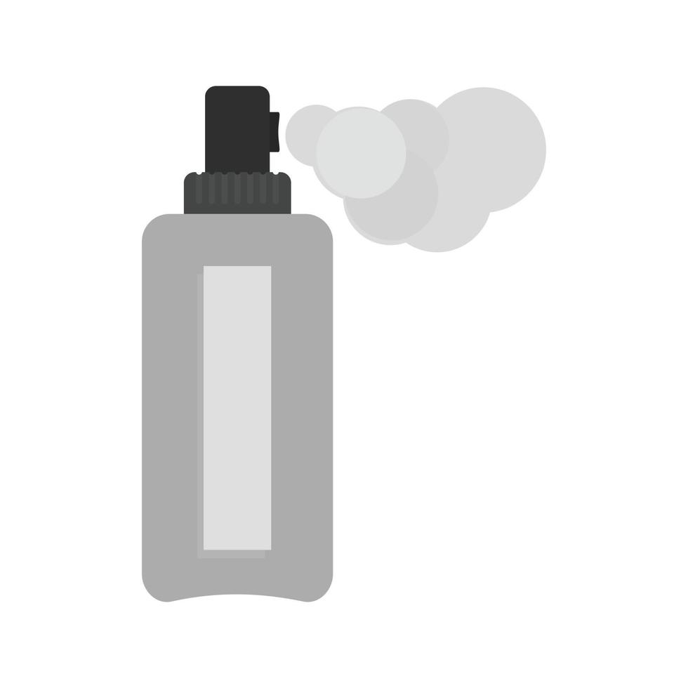 Shaving Cream Flat Greyscale Icon vector