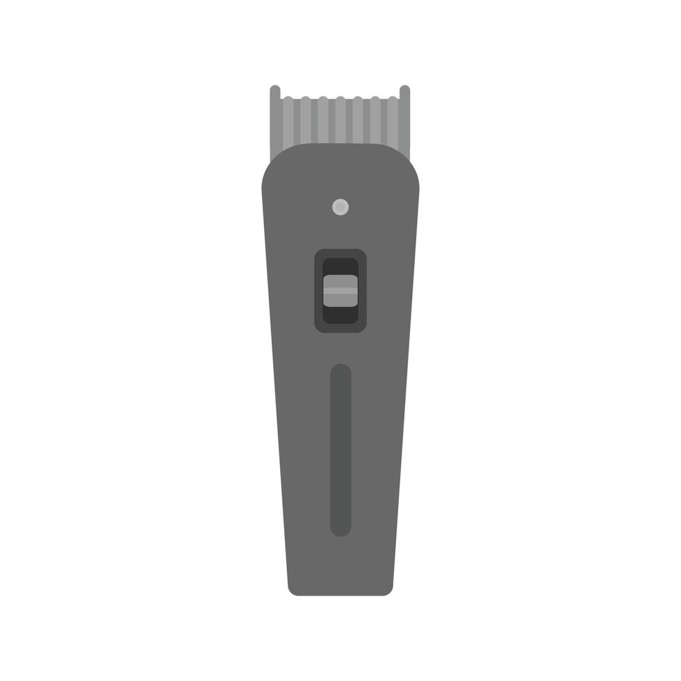 Trimmer II Flat Greyscale Icon vector