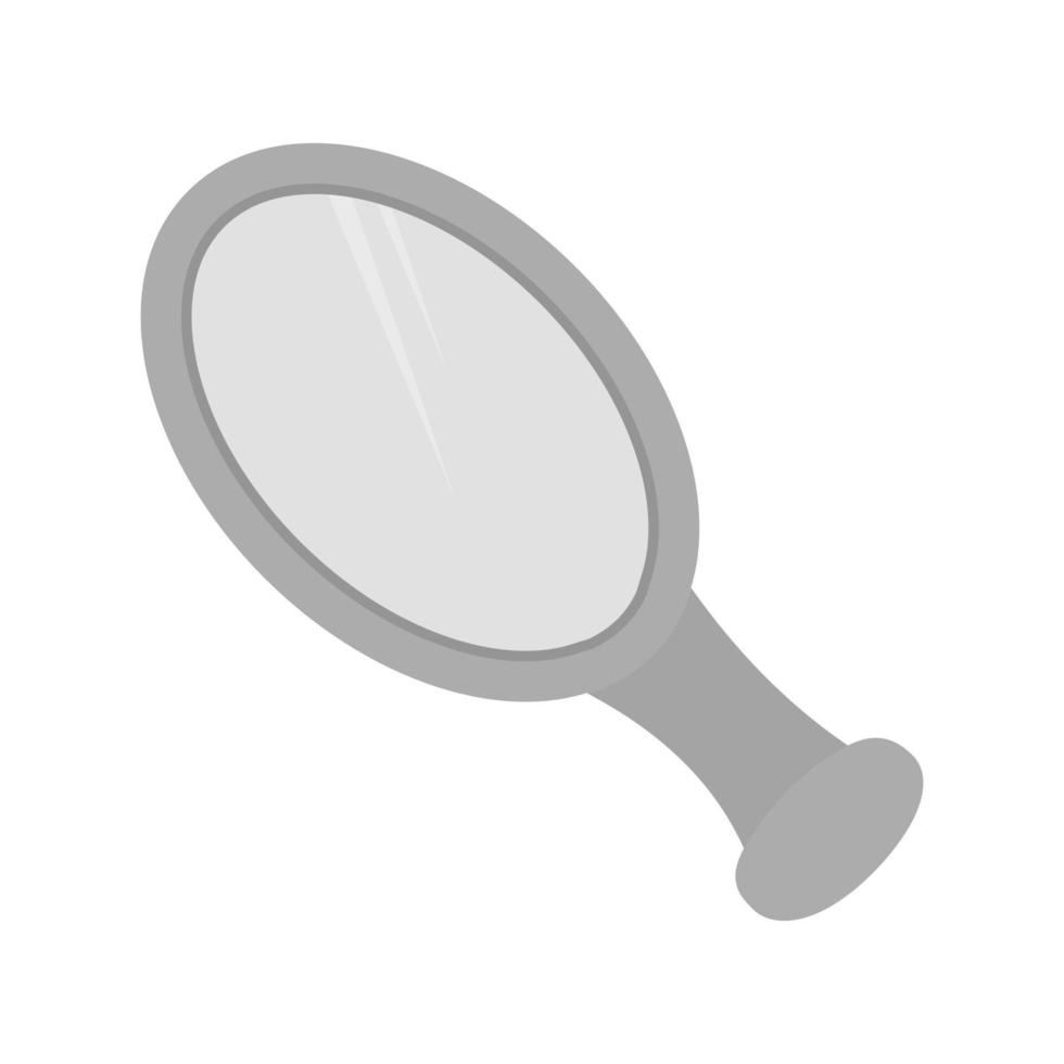 Mirror Flat Greyscale Icon vector