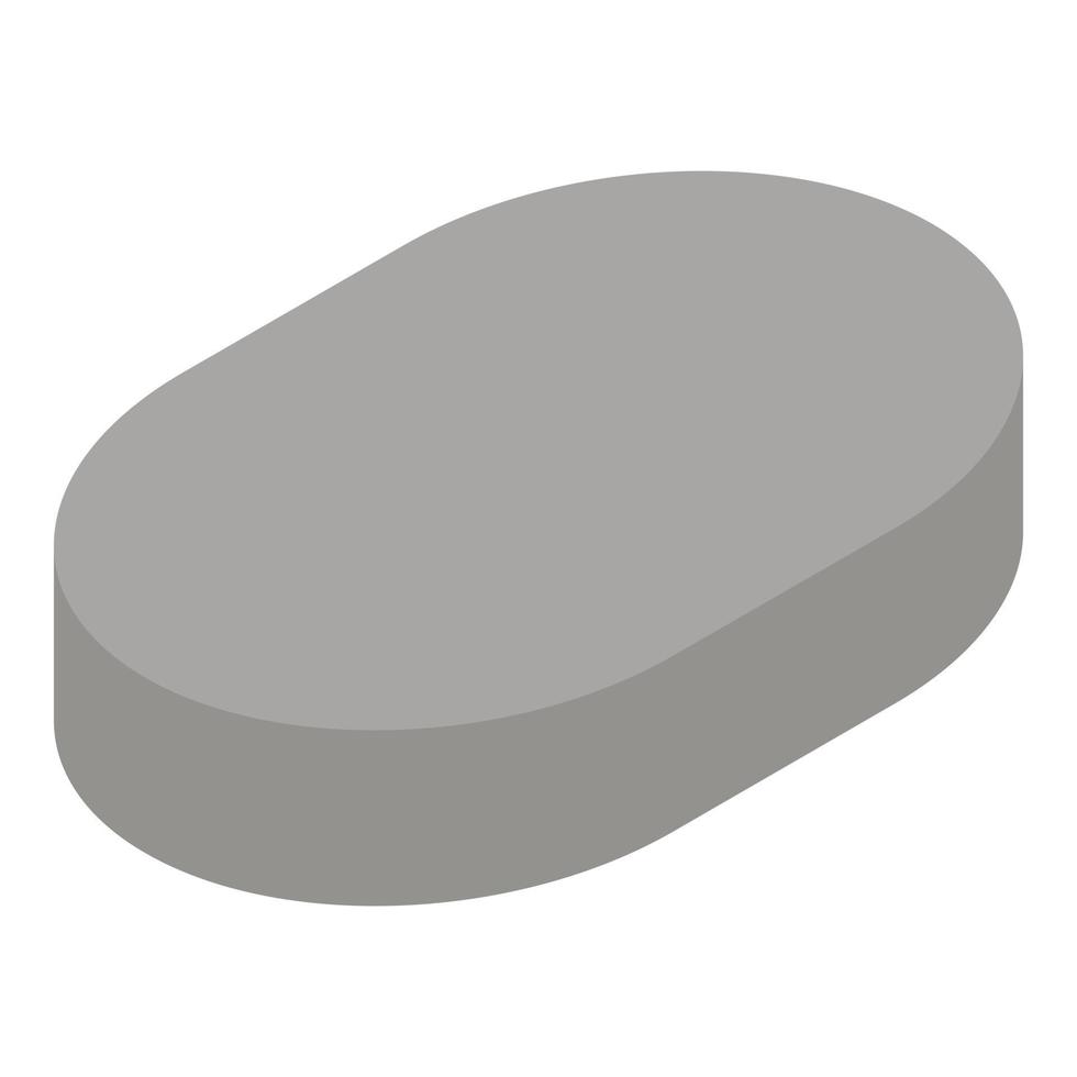 Modern computer mouse icon, isometric style vector