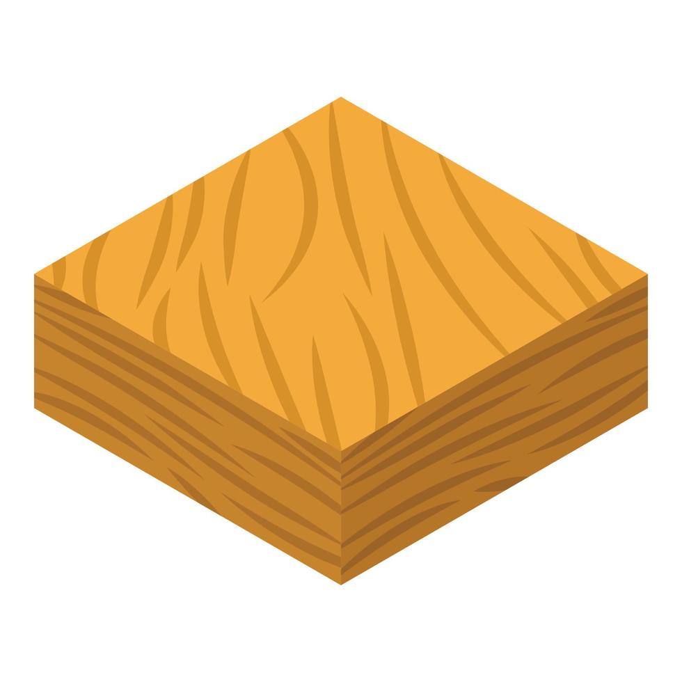 Sand soil icon, isometric style vector
