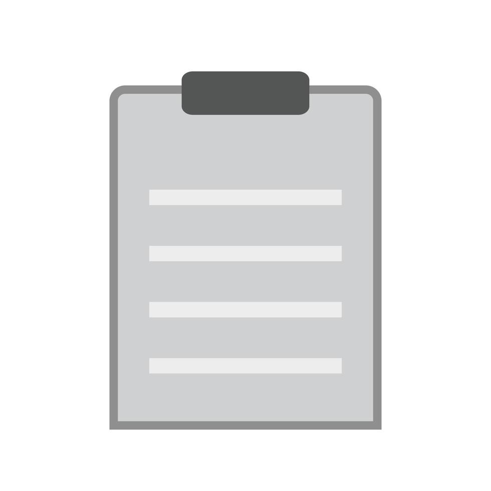 Loan Document Flat Greyscale Icon vector