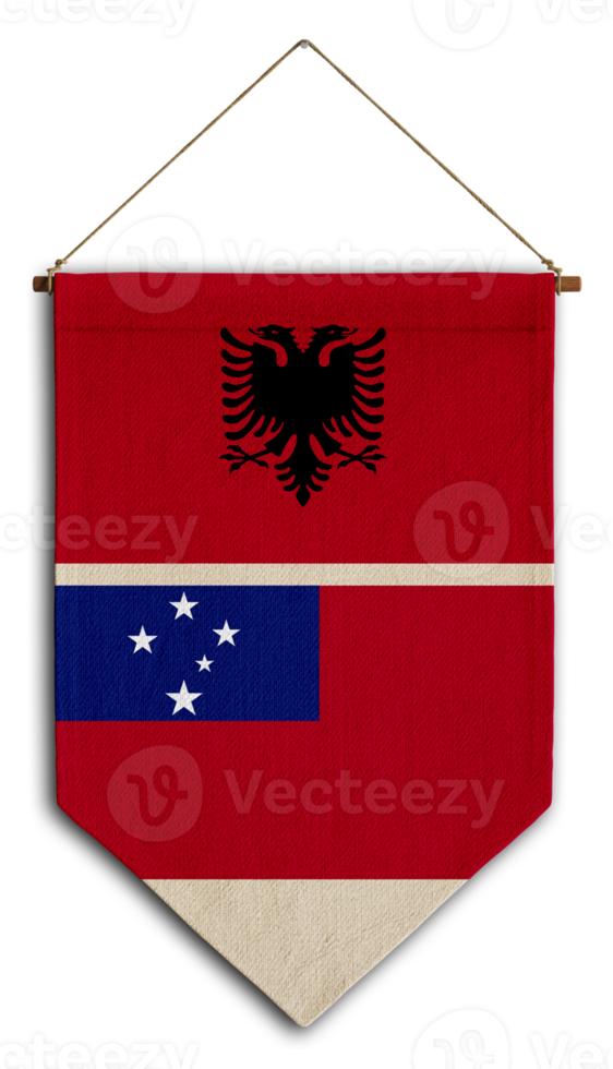 bandeira relação país pendurado tecido viagem consultoria de imigração visto transparente samoa albânia png