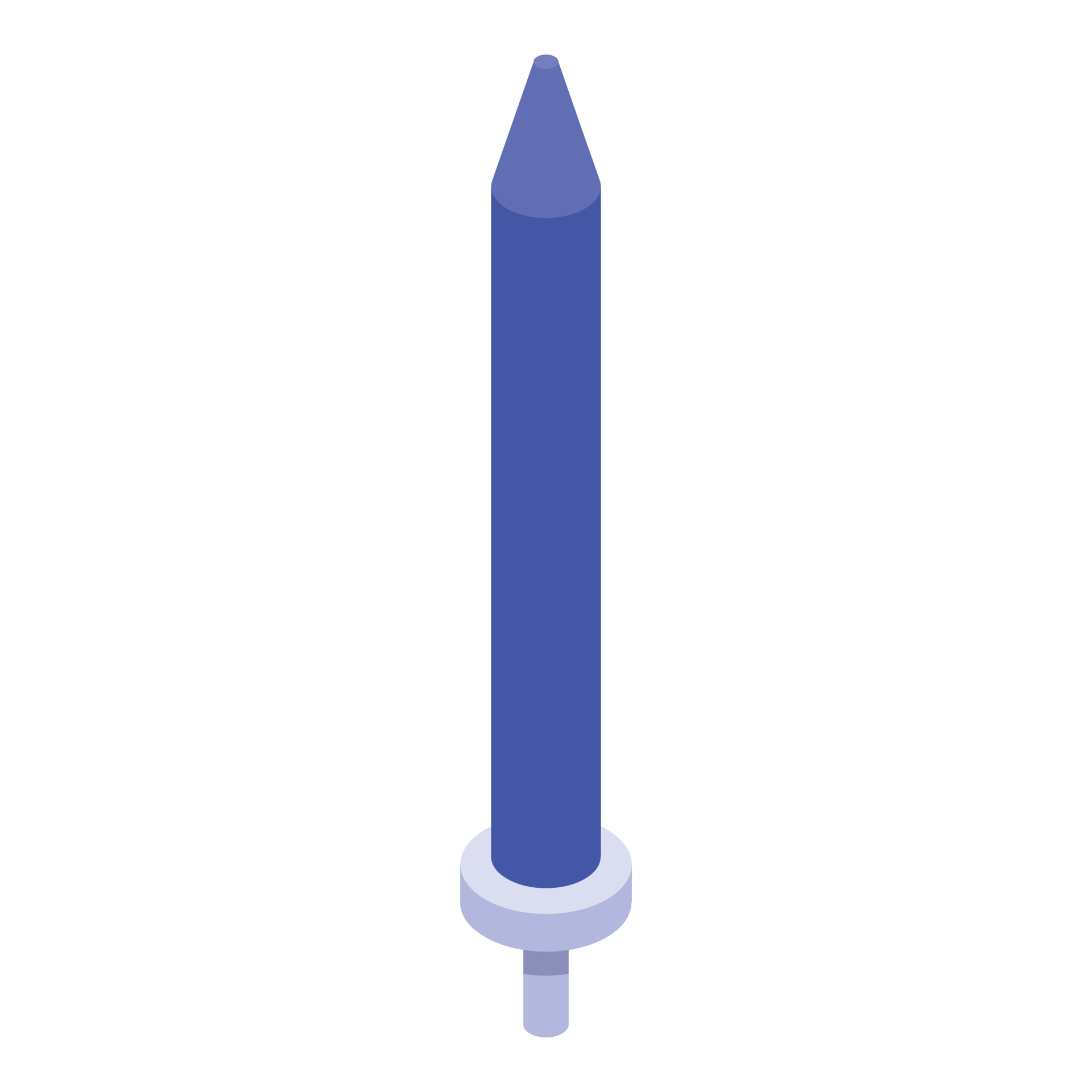 Blue candle icon, isometric style 15674744 Vector Art at Vecteezy