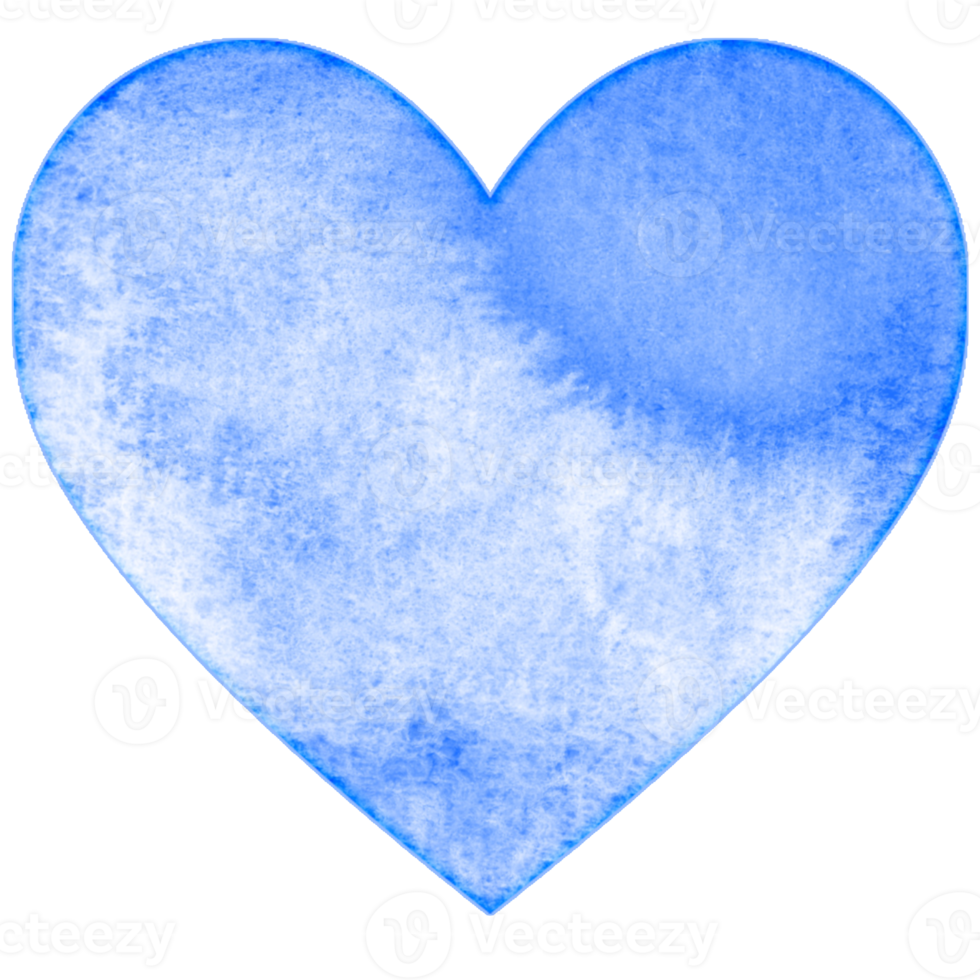 Watercolor Heart Design png