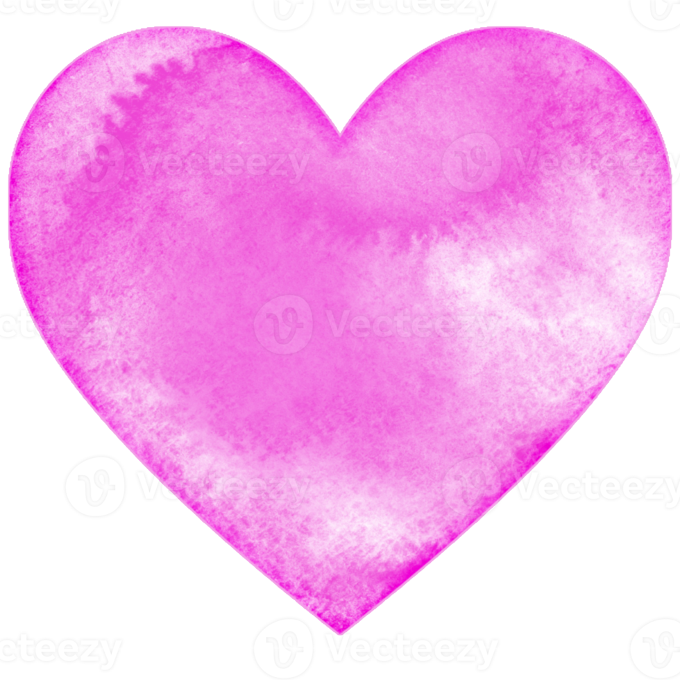 Watercolor Heart Design png