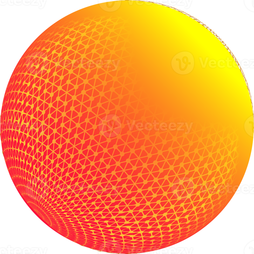Ball circle tech fantasy 3d color for decorative web backgrounds png