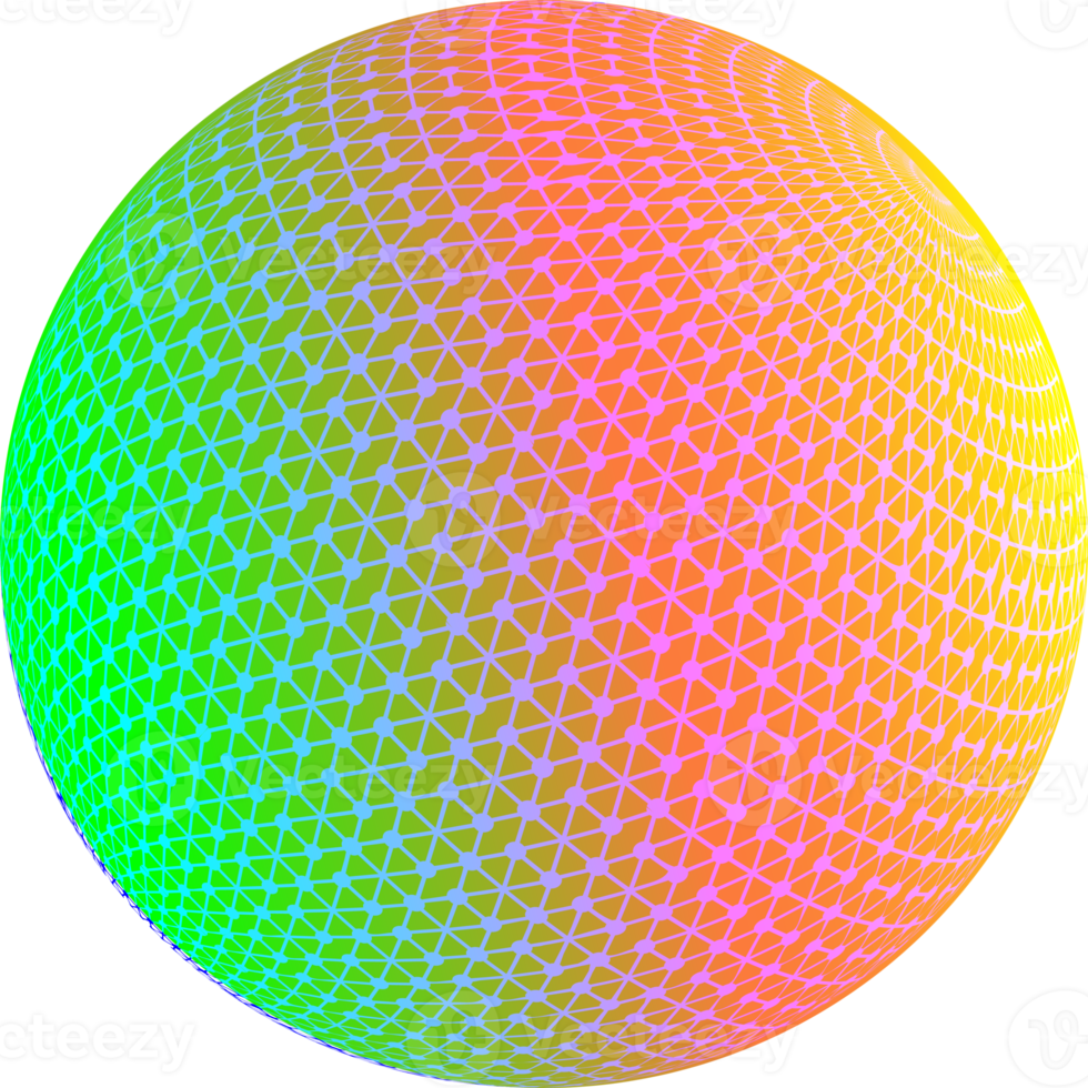 Ball Circle Tech Fantasy 3D-Farbe für dekorative Web-Hintergründe png