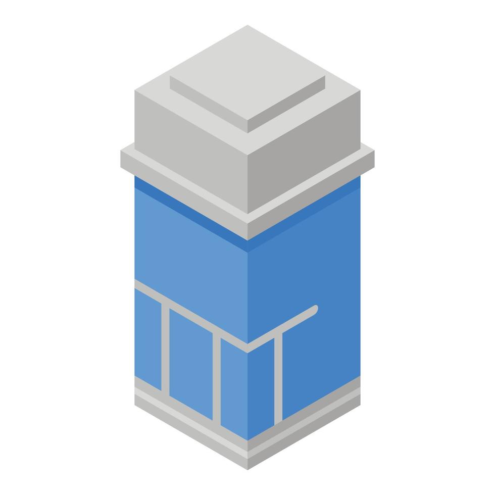 Office elevator icon, isometric style vector