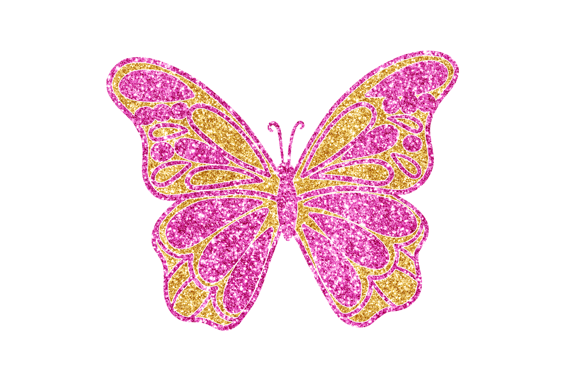 Glitter Butterfly Clipart PNG, Butterfly PNG 15675231 PNG
