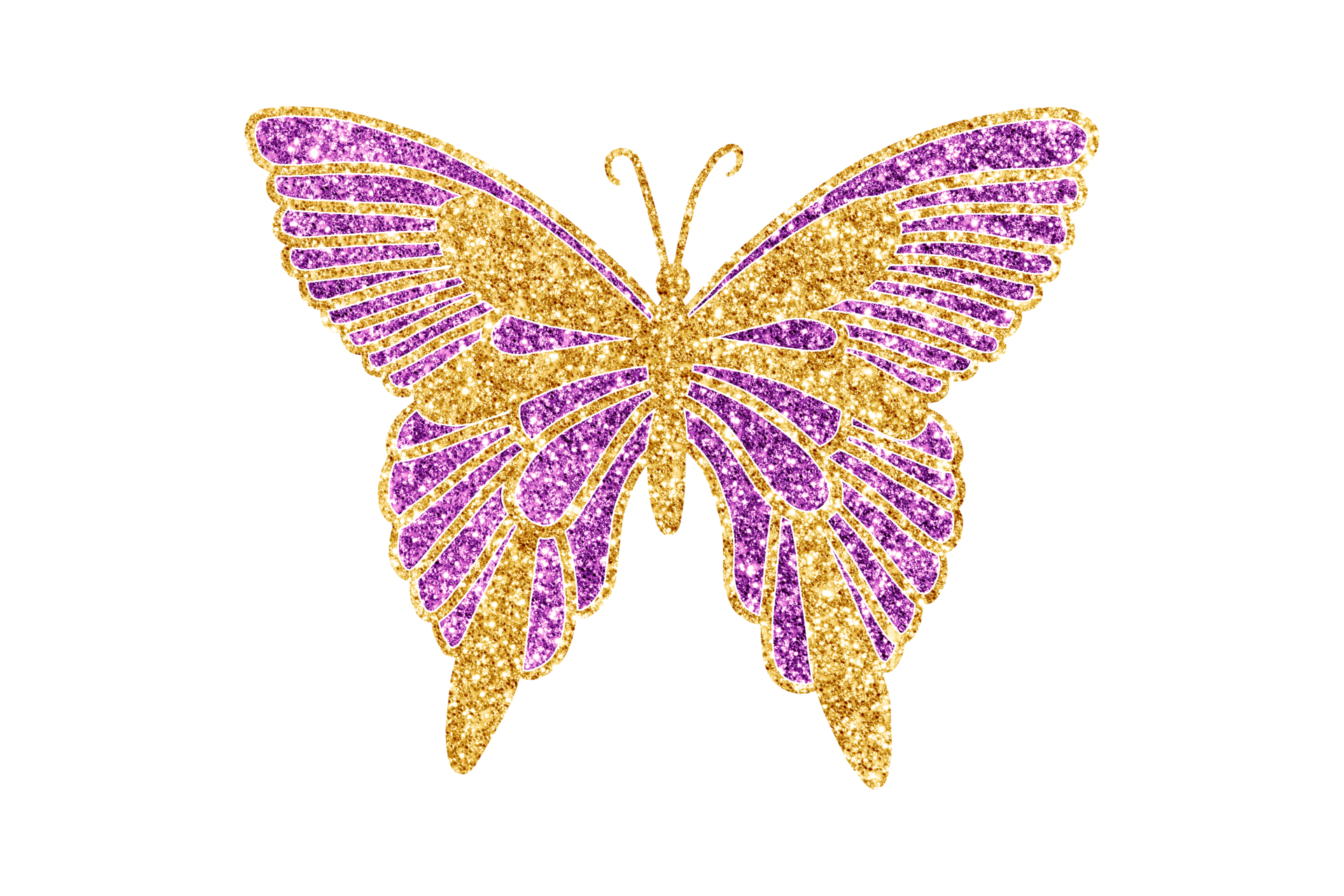 paillettes papillon clipart png, papillon png 15675235 PNG