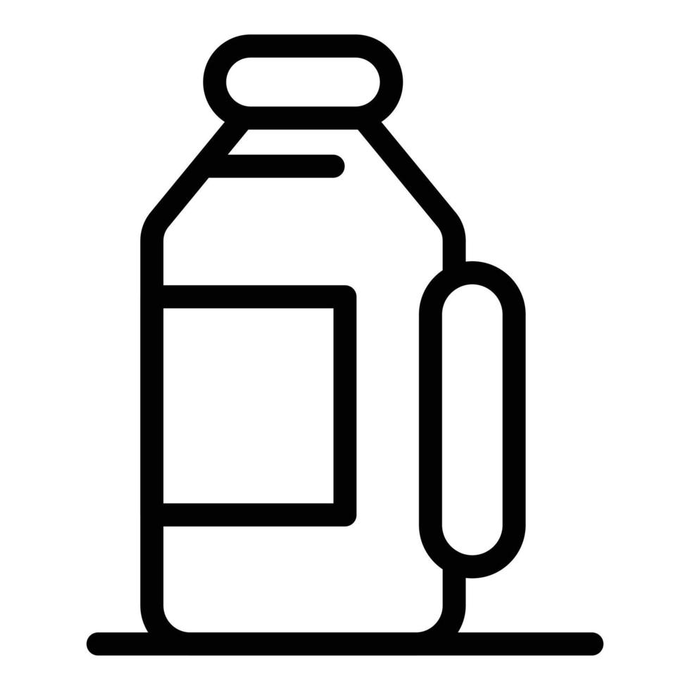 Car canister icon, outline style vector