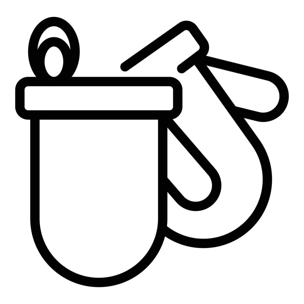 Ladle for a sauna icon, outline style vector