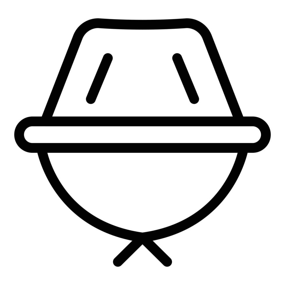 Ufo exploration icon, outline style vector