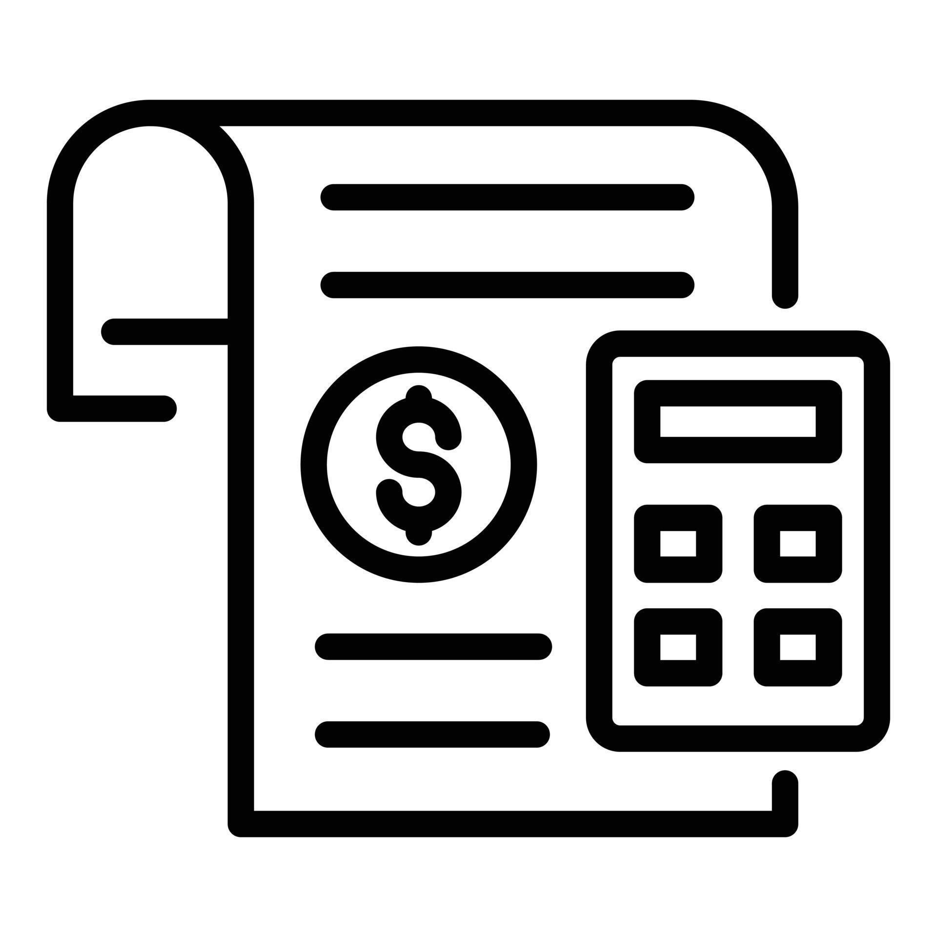 Finance calculator paper icon, outline style 15676192 Vector Art at