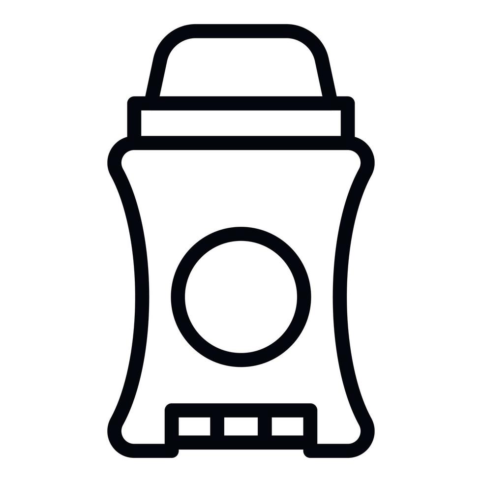 Man roll deodorant icon, outline style vector