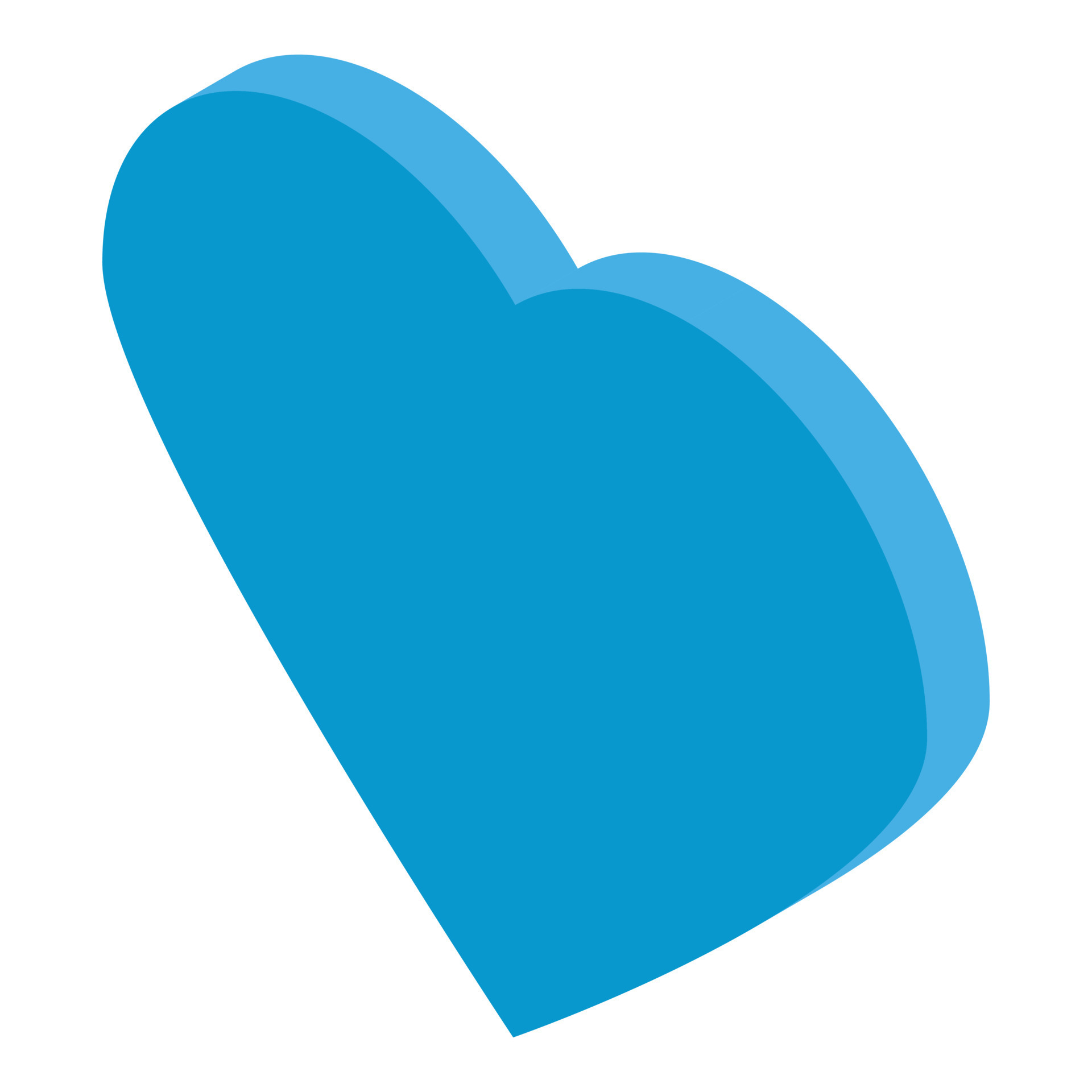 Blue heart icon, isometric style 15677097 Vector Art at Vecteezy
