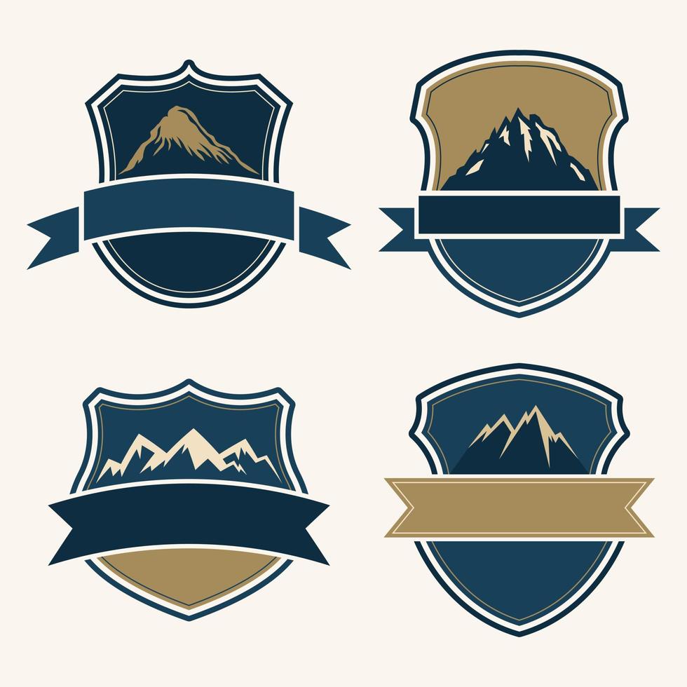 Adventure badge logo collection vector
