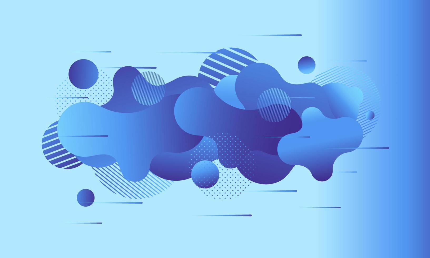 Abstract fluid gradient background. Vector illustration