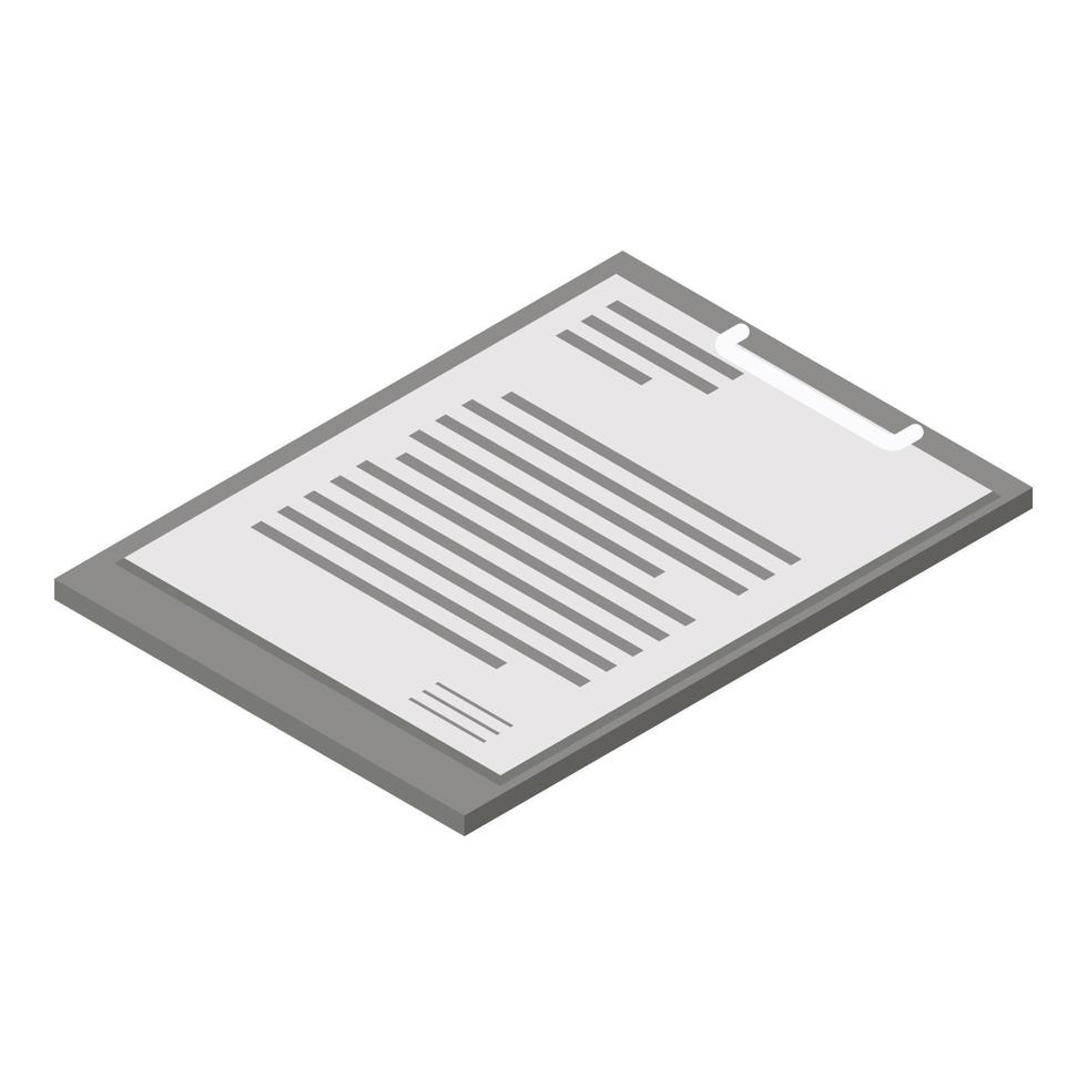 Checkboard icon, isometric style vector