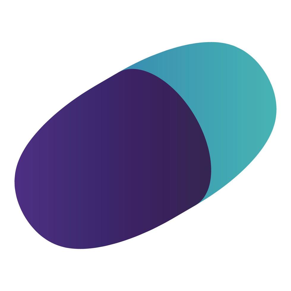 Medical capsule icon, isometric style vector