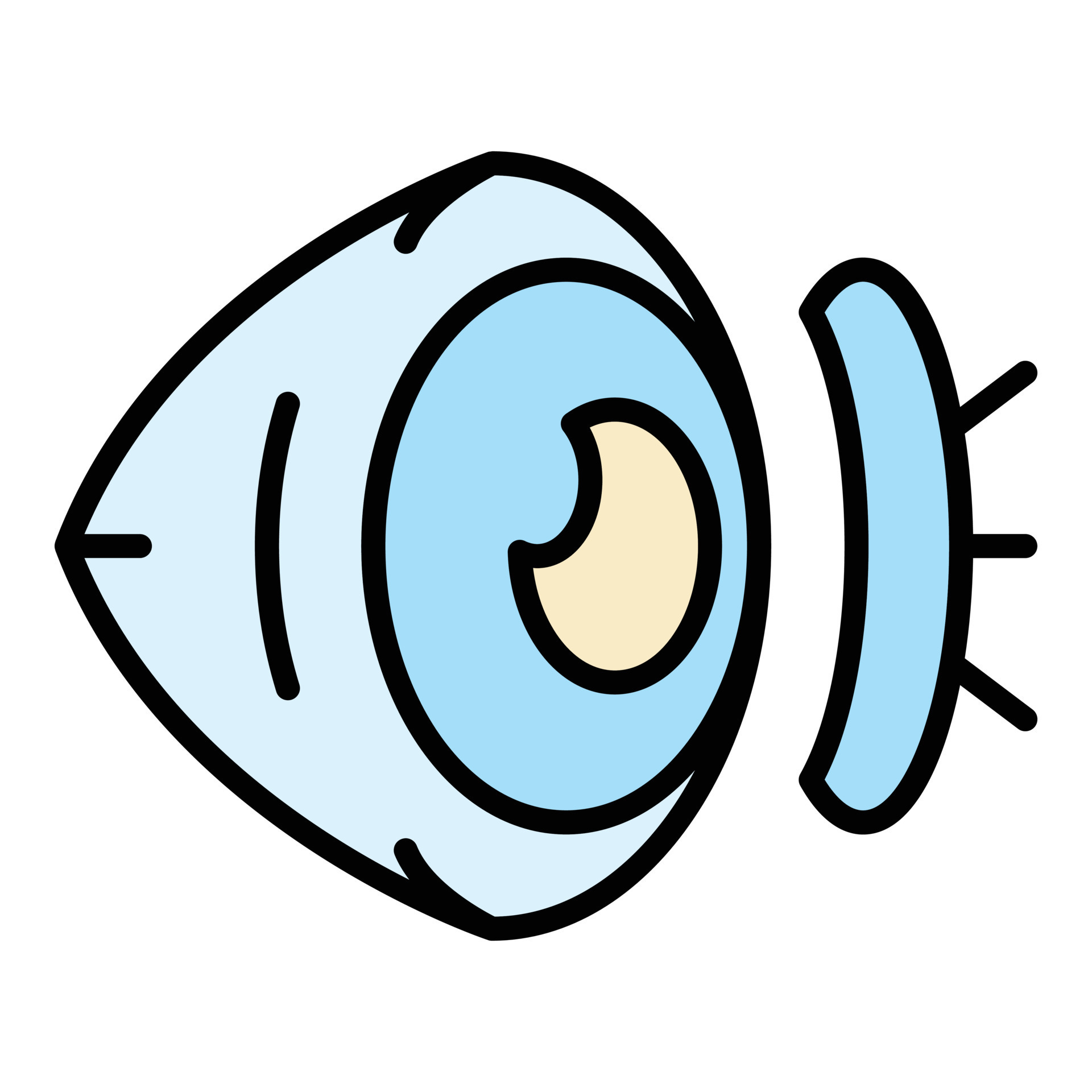Eye contact lens icon color outline vector 15678586 Vector Art at Vecteezy