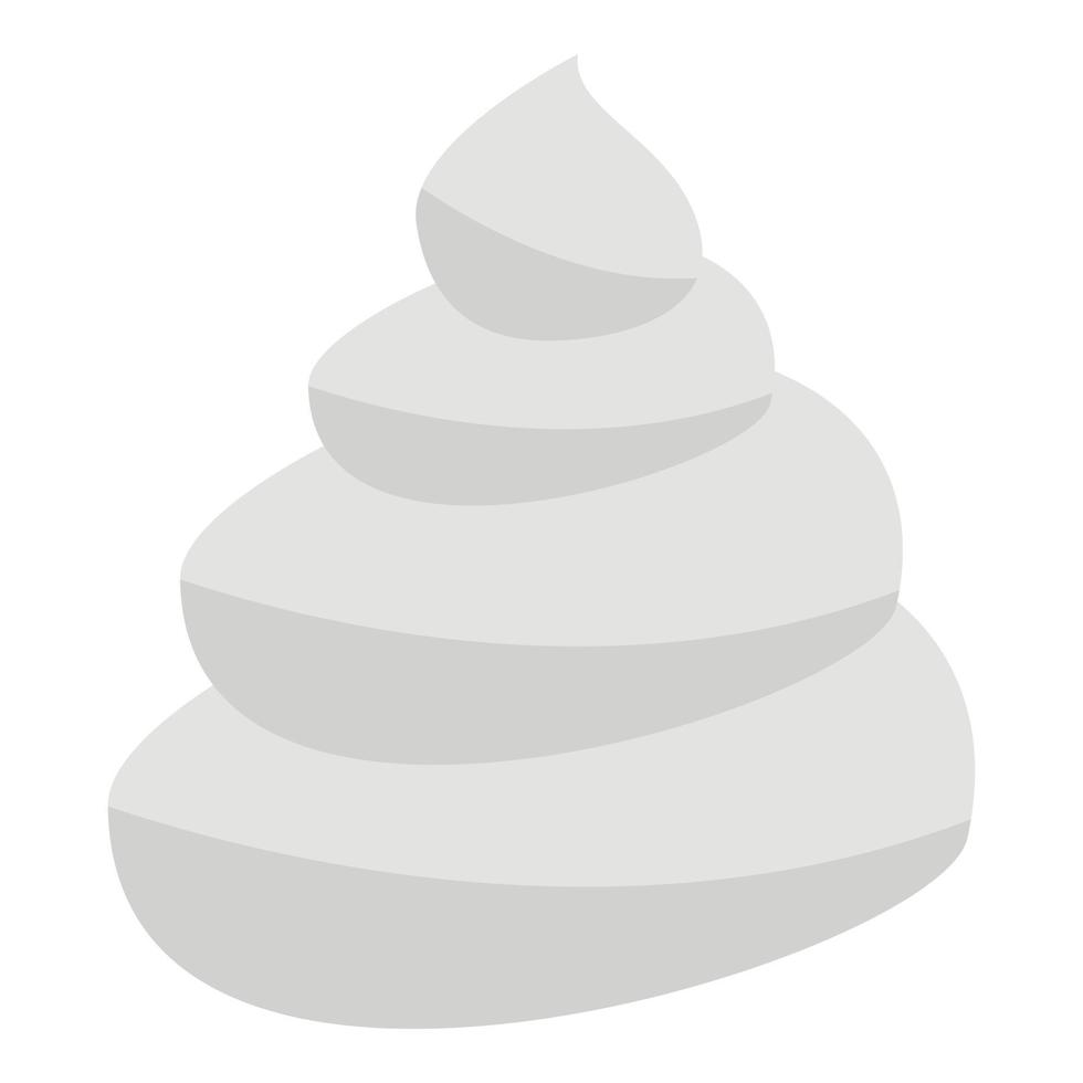 Cosmetic foam icon, isometric style vector
