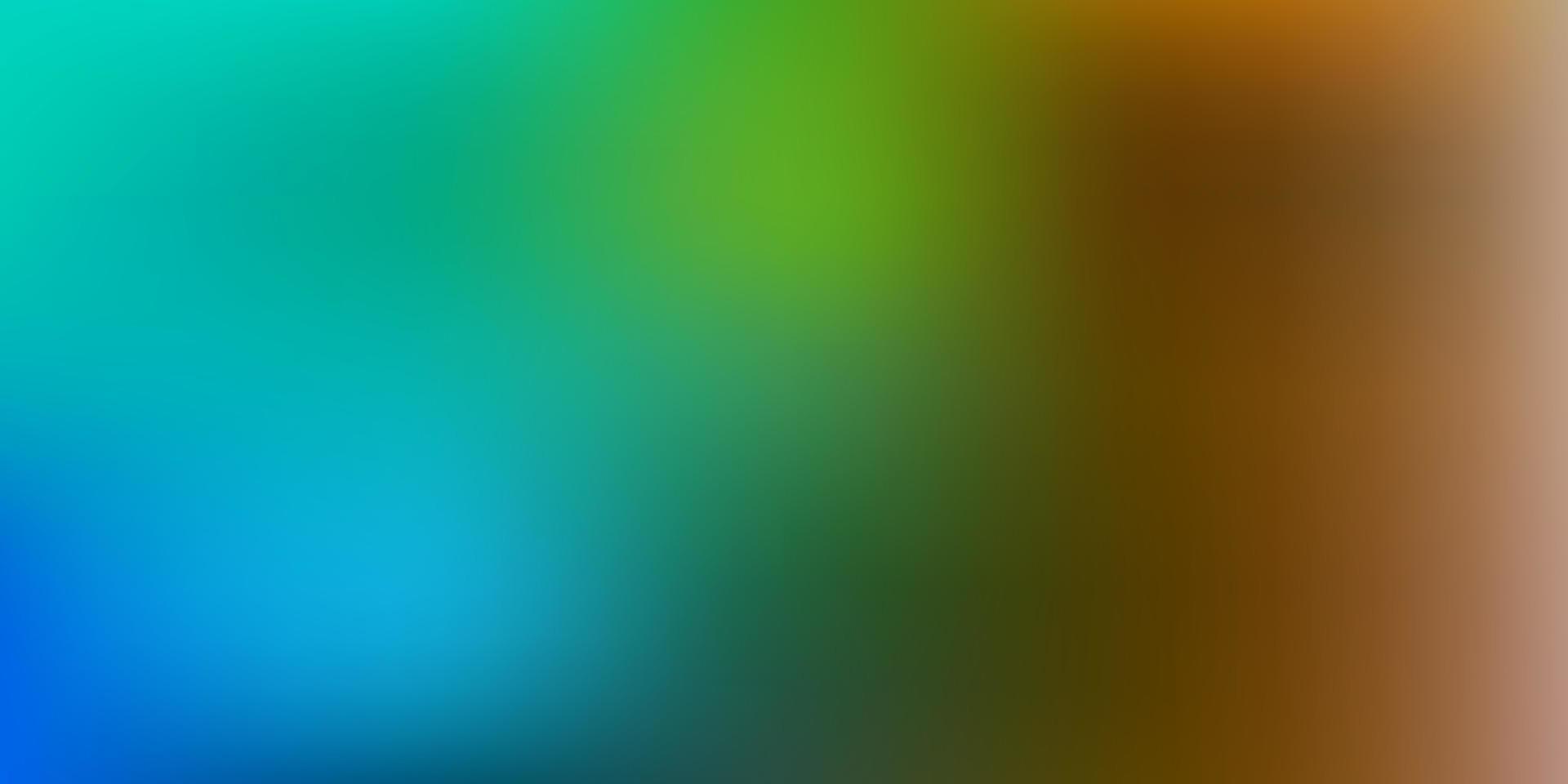 Light blue, yellow vector blurred pattern.