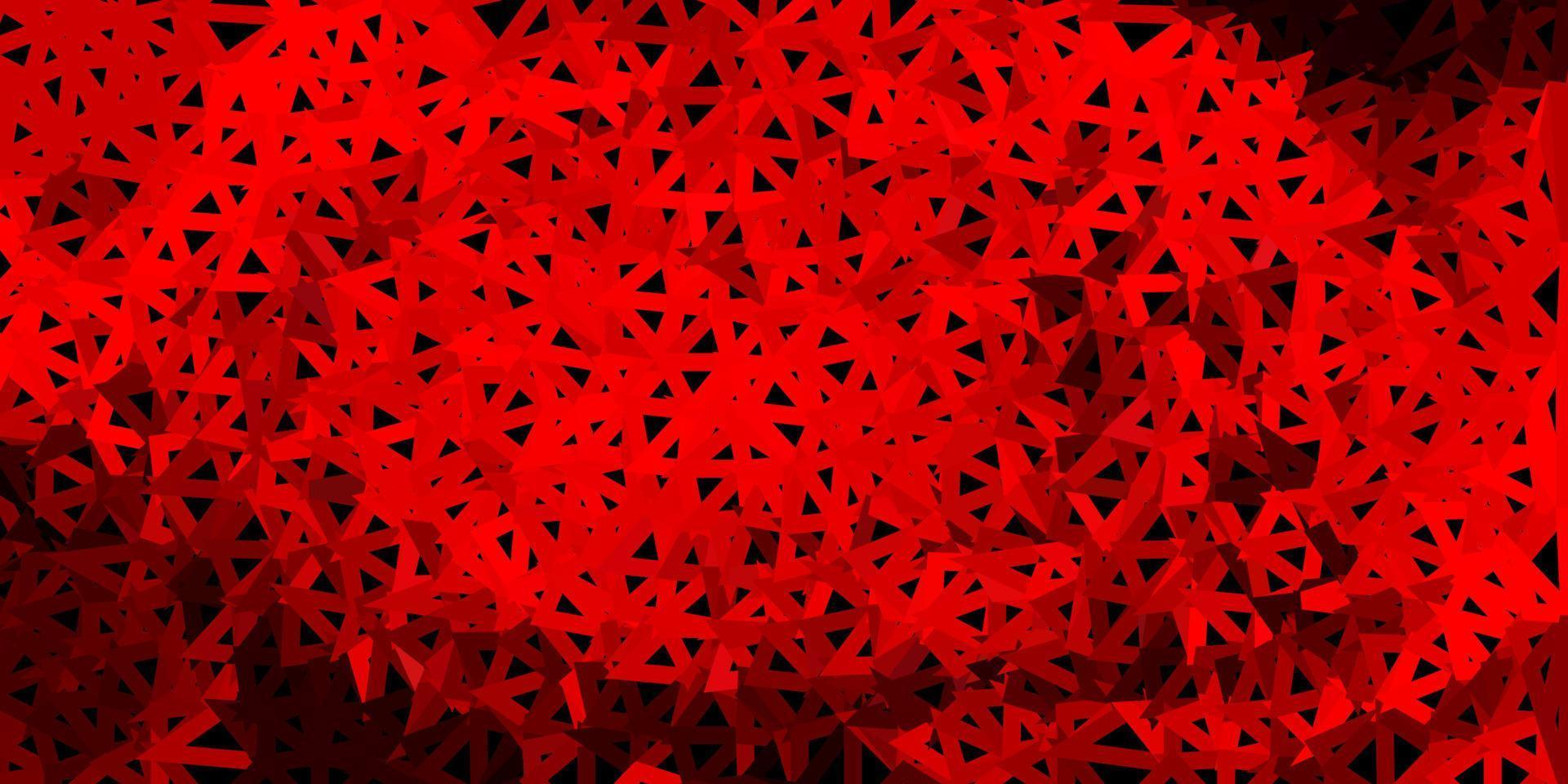 diseño poligonal geométrico vectorial rojo oscuro, amarillo. vector