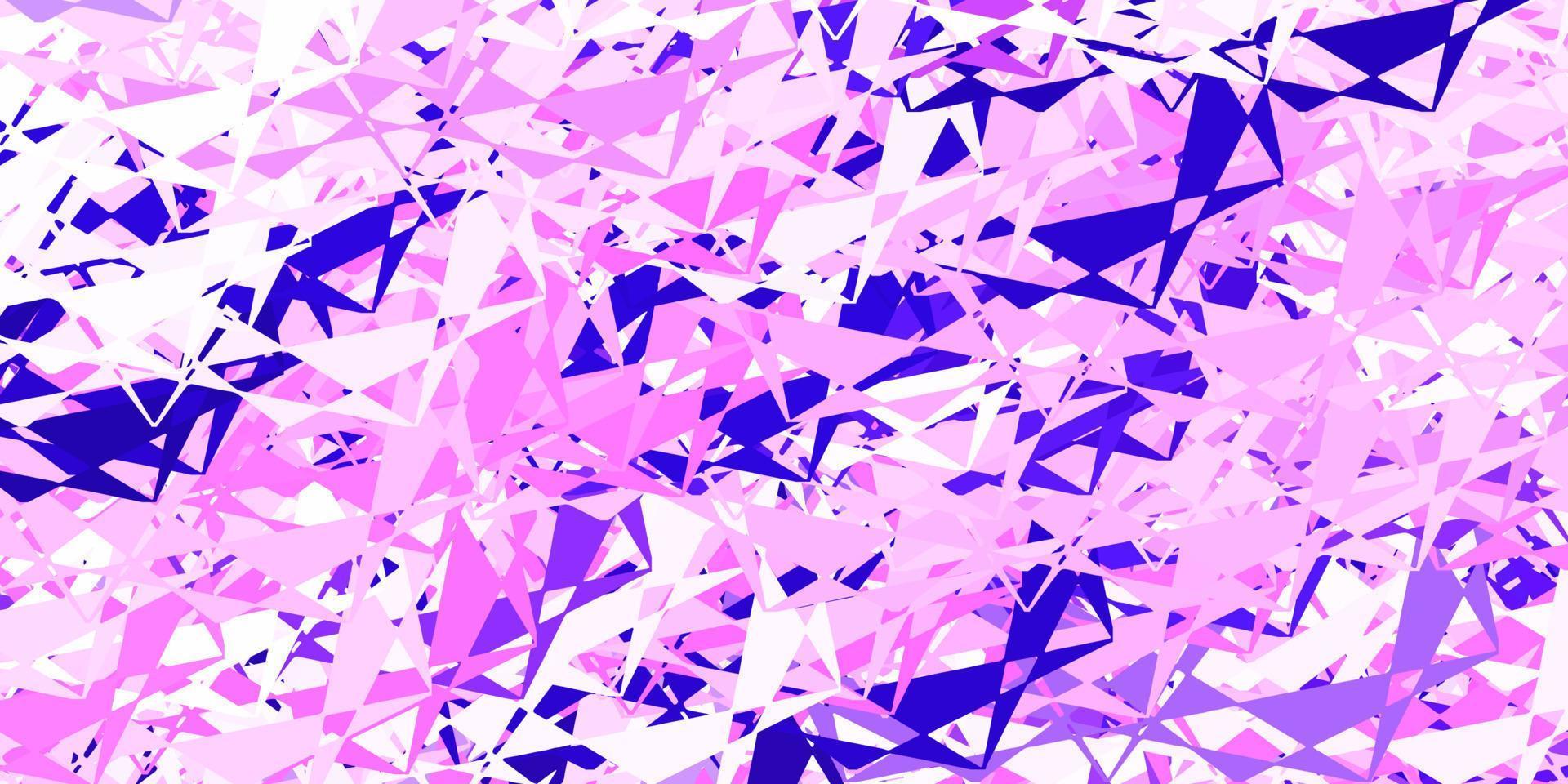 Light blue, red vector texture with random triangles.