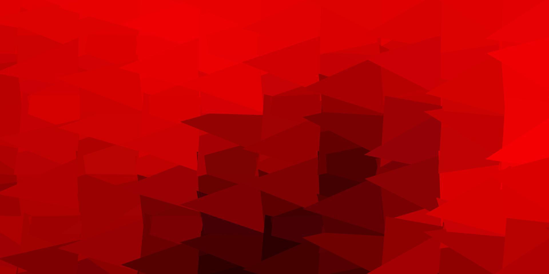 Dark red, yellow vector geometric polygonal wallpaper.