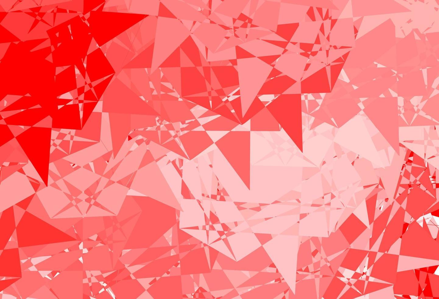 Light Red vector layout with triangle forms.