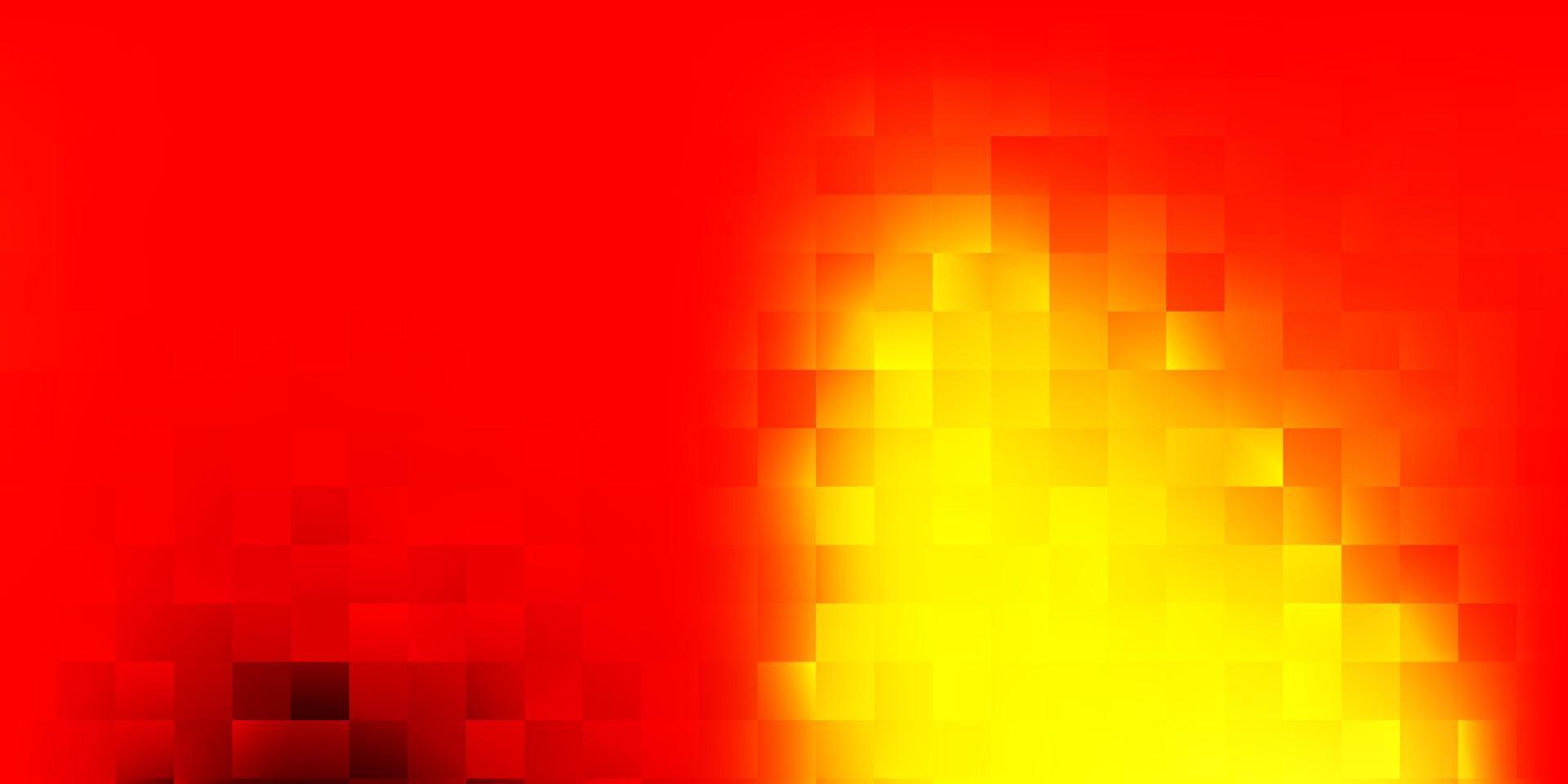 Light red, yellow vector background with random forms.